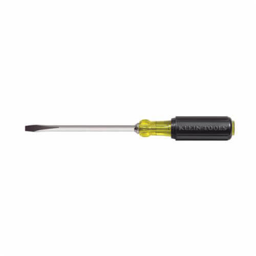 Klein® 600-12 Keystone Screwdriver with Bolster, Heavy Duty, Cushion-Grip®, 1/2 in Point, 12 in Steel Square Shank, 17-7/16 in OAL