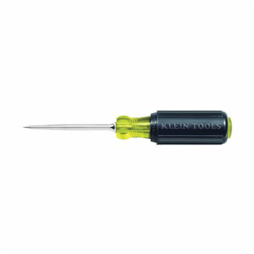 Klein® 650 Demolition Heavy Duty Hard Pointed Scratch Awl, 3-1/2 in L Shank, Tempered Steel Shank, 7-7/8 in OAL