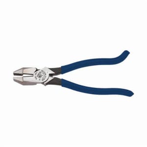 Klein® D213-9ST Square Nose Ironworker's Plier, 1-19/32 in L x 1-1/4 in W x 5/8 in Thick Tool Steel Jaw, High Leverage Cut, 9.35 in OAL
