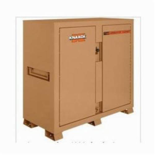 Knaack® Jobmaster® 112 Shelf Cabinet, 60 in L x 30 in W x 60 in H, 3 Shelves, Tan