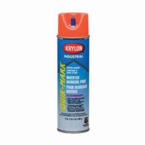 Krylon® Quik-Mark™ A03900 Water Base Inverted Marking Paint, 20 oz Container, Liquid Form, Utility White, 332 ft Coverage