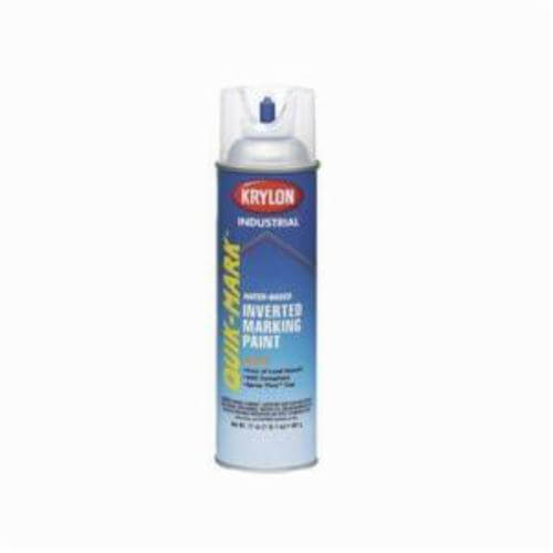 Krylon® A03600 Quik-Mark™ Solvent Base Inverted Marking Paint, 20 oz Container, Liquid Form, Chalk Line Clear, 468 ft Coverage