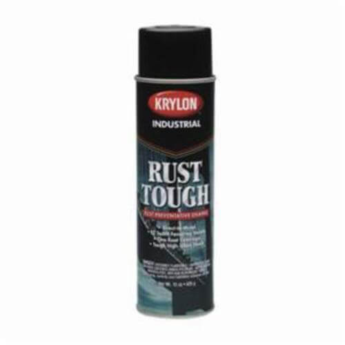 Krylon® Rust Tough® K00789 Spray Paint, 20 oz, Liquid, Black, 25 sq-ft
