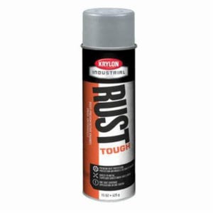 Krylon® Rust Tough® K00839007 Rust Preventative Acrylic Alkyd Enamel Paint, 15 oz Container, Liquid Form, Light Gray