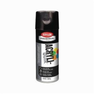Krylon® Acryli-Quik™ K01601A00 5-Ball Industrial Grade Spray Paint, 16 oz Container, Liquid Form, Black, 15 to 20 sq-ft Coverage