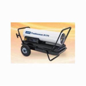 L.B. White® K210 Tradesman™ Premium Portable Air Forced Kerosene Heater with Thermostat, 210000 btu/hr, Diesel and Kerosene Fuel