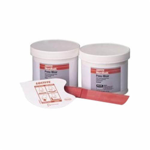 Loctite® Nordbak® 209824 PC 7226™ 2-Part Pneu-Wear, 3 lb Container, Liquid/Paste Form, Dark Gray/Tan, 740 sq-cm Coverage, 6 hr Curing
