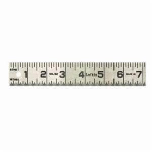Lufkin® 624FTN Precision Rule, 1 pc, 4 ft Length, 1-1/4 in Width, 1/16 in Thickness, Imperial, Graduations: 8ths, 16ths