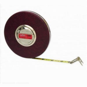 Lufkin® HW50 Home Shop Tape Measure, 50 ft L x 3/8 in W Blade, Steel Blade, 1/8ths Graduation