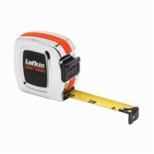 Lufkin® L912 Legacy™ Tape Measure, 12 ft L x 3/4 in W Blade, Graduated Feet and Inches to 1/16ths Top Edge
