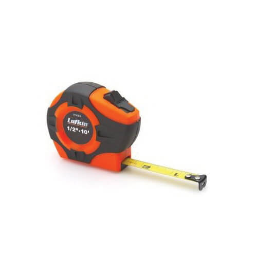 Lufkin® PHV1312N P1000 Single Sided Measuring Tape, 12 ft L x 3/4 in W Blade, Steel Blade, 1/32 in, 1/16 in Graduation
