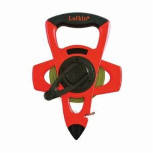 Lufkin® PS1808N Tape Measure, Series: Pro Series, Measuring System: Imperial, 200 ft Blade Length, 1/2 in Blade Width, Steel Blade