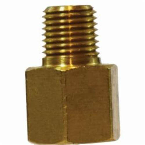 MMM 10440 Adapter, 1/4 x 1/8 in Nominal, SAE Female Flare x Male NPTF, Brass, Import
