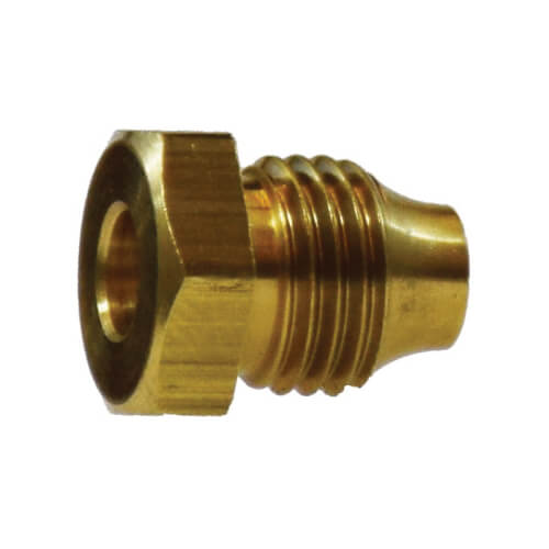 MMM 16002 Threaded Sleeve Nut, 3/16 in, Compression, Brass