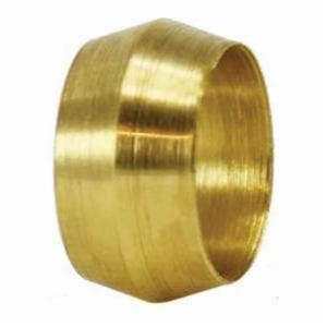 MMM 18003 Ferrule Tube Sleeve, 1/4 in, Compression, Brass