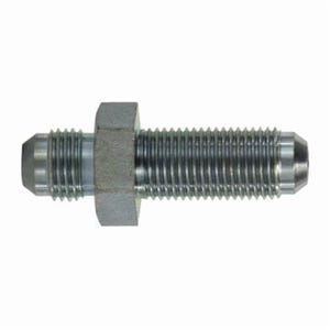 MMM 270010 Bulkhead Union, 7/8-14 Nominal, Male JIC 37° Flare End Style, Sharpes Steel