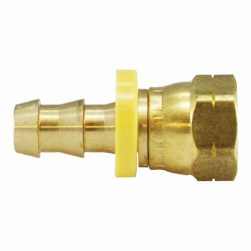 MMM 30261 Flare Swivel, 1/2 x 3/8 in Nominal, POHB x Female Flare End Style, CA360 Brass, Import