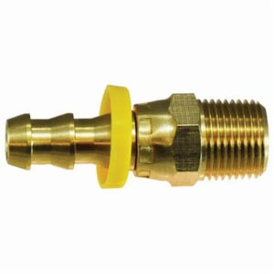MMM 30424 Swivel Adapter, 5/8 x 1/2 in Nominal, POHB x MIP End Style, CA360 Brass