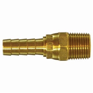 MMM 32357 Swivel Adapter, 3/4 in Nominal, Hose Barb x MIP End Style, Brass, Import