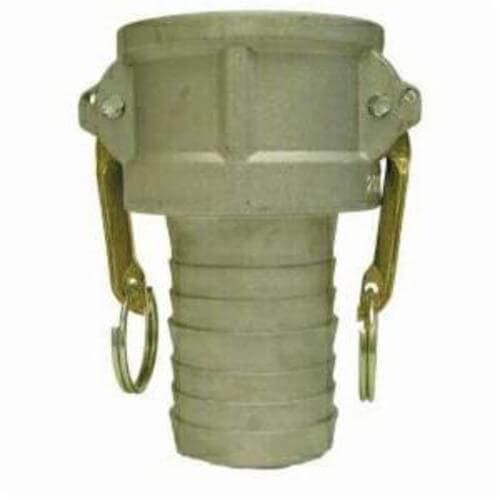 Midland Metal 61935 Cam and Groove Fitting, 2 in, Female Coupler x Hose Shank, Aluminum