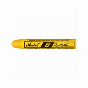Markal® 080221 B Paintstik® Solid Paint Crayon, 11/16 in Round Tip, Yellow