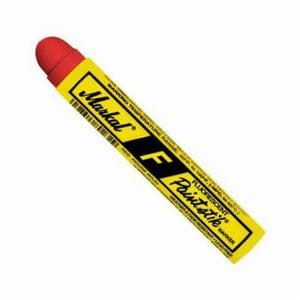 Markal® 082832 F Paintstik® Solid Paint Marker, 11/16 in Round Tip, Red