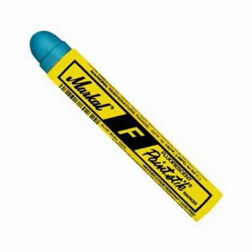Markal® 082835 F Paintstik® Solid Paint Marker, 11/16 in Round Tip, Blue