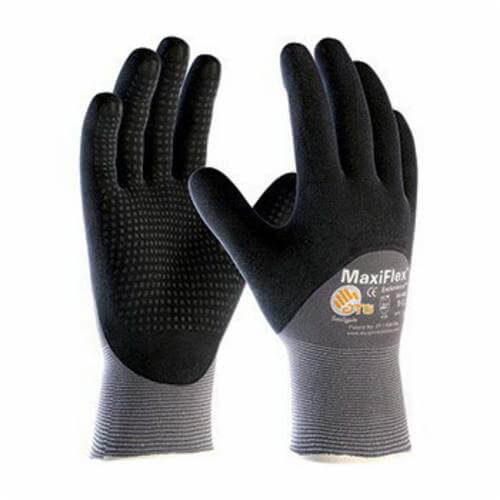 PIP® ATG® 34-845/XL MaxiFlex® Endurance™ General Purpose Gloves, XL, Microfoam Nitrile Palm, 15 ga, Continuous Knit Wrist Cuff