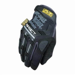 Mechanix Wear® MPT-58 M-Pact Anti-Vibration Glove, Multi-Purpose, Synthetic Leather Palm, Abrasion Resistant, Black/Gray