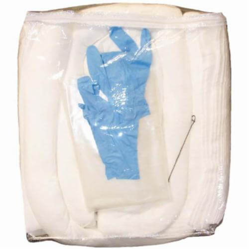 Meltblown GPSK-TRK General Purpose Truck Bag Spill Kit, 8.7 gal Bag, Fluids Absorbed: Universal, Clear Bag