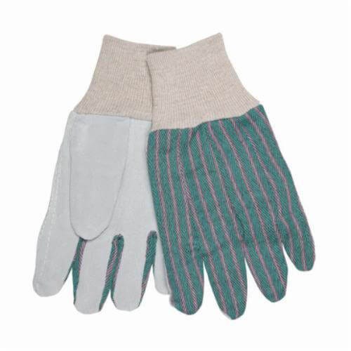 MCR Safety 1042 Economy Grade General Purpose Gloves, Leather Palm, Clute Pattern/Standard Finger/Straight Thumb Style, S