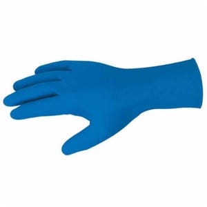 MCR Safety 5049XL MedTechâ„¢ 5049 Non-Sterile Disposable Gloves, XL, Latex, Blue, 11.693 in L, Non-Powdered, Textured Grip, 11 mil Thick
