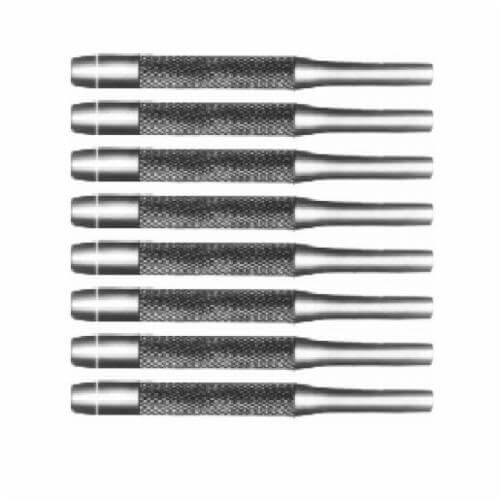 Michigan Drill® PHD18 Punch Set, Drive Pin Style, 1/16 to 5/16 in Punch, 8 Punches, 8 pc