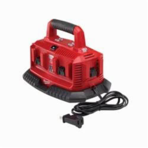 Milwaukee® M18™ 48-59-1806 Sequential Charger, Use with M18™ Battery, Li-Ion Battery, 0.5 to 1 hr Charging, 6 Batteries