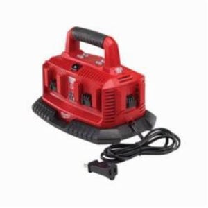 Milwaukee® M18™ 48-59-1806 Sequential Charger, Use with M18™ Battery, Li-Ion Battery, 0.5 to 1 hr Charging, 6 Batteries