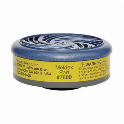Moldex® 7600 Chemical Cartridge, Use with 7600 Multi-Gas/Vapor Smart® Assembled Respirators, N95/R95/P100 Filter Class