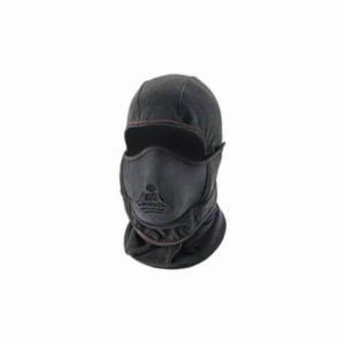 Ergodyne® N-Ferno® 16971 6970 Extreme Balaclava Face Mask with Hot Rox™, Black, Fleece, Hook and Loop Closure
