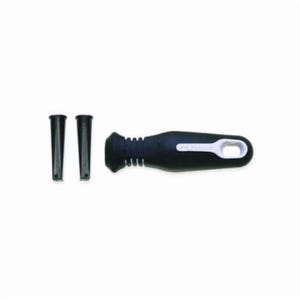 Nicholson® 21474H Ergonomic File Handle, 4-1/2 in L, Rubber, Black/White