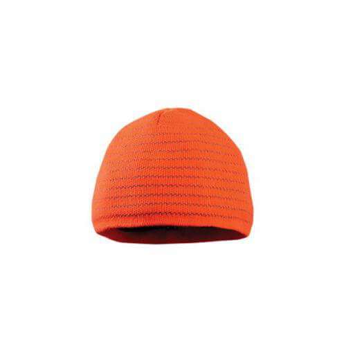 OccuNomix LUX-MBRB-O Multi-Banded Reflective Beanie, Universal, Hi-Viz Orange, Fleece, Slip On Closure