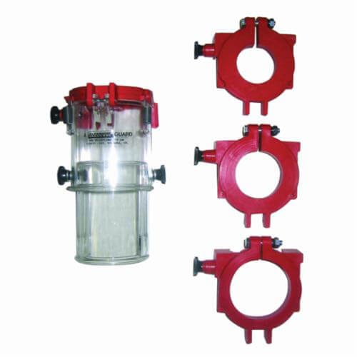 Palmgren® 9615025 Drill Press Guard, For Use with Drill Presses with Exposed Lower Spindle Bearing Collar dia of 1-3/4 to 3 in, 2-1/8 in Chuck dia