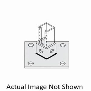 PHD S6005 EG Post Base, 1-5/8 in Base, Use with 1-5/8 in Strut, Low Carbon Steel