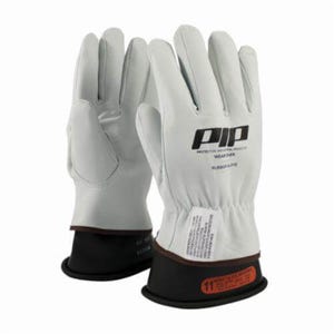PIP® 148-1000/12 General Purpose Gloves, Drivers, Size 12, Top Grain Goatskin Leather Palm, Top Grain Goatskin Leather, Natural