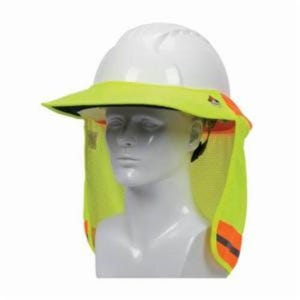 PIP® 396-801FR-YEL EZ-Cool® Hard Hat Visor and Neck Shade, For Use with Cap Style and Full Brim Hard Hats