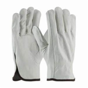 PIP® 68-163/XS Regular Grade General Purpose Gloves, Drivers, XS, Top Grain Cowhide Leather Palm, Top Grain Cowhide Leather, Natural, Slip-On Cuff