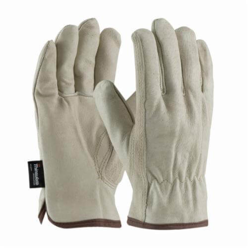 PIP® 77-469/S 77-469 Premium Grade General Purpose Gloves, Cold Weather/Drivers, Keystone Thumb Style, S, Top Grain Pigskin Leather Palm