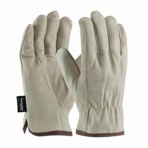 PIP® 77-469/S 77-469 Premium Grade General Purpose Gloves, Cold Weather/Drivers, Keystone Thumb Style, S, Top Grain Pigskin Leather Palm