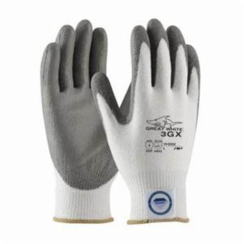 G-Tek® 3GX™ 19-D322/S Unisex Cut-Resistant Gloves, S, Polyurethane with Smooth Grip Coating, Dyneema® Diamond/Lycra®