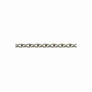 Peerless® Chain 7501232 Jack Chain, Weldless, Twisted Link, #12, 100 ft Length, 29 lb, Low Carbon Steel, Zinc Plated