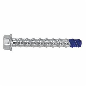 DeWALT® Wedge-Bolt® 7250SD Screw Anchor, 1/2 in dia, 6 in OAL, Finished Hex Washer Head Drive, Carbon Steel, 2-1/2 in D Min Embedment