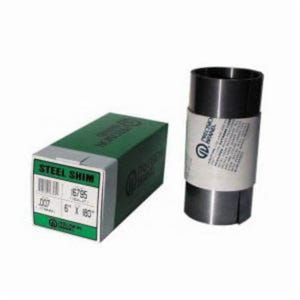 Precision Brand® 16A3X Shim Stock, 1008-1010 Full Hard Steel, 100 in Roll L x 6 in W x 0.0035 in Thick